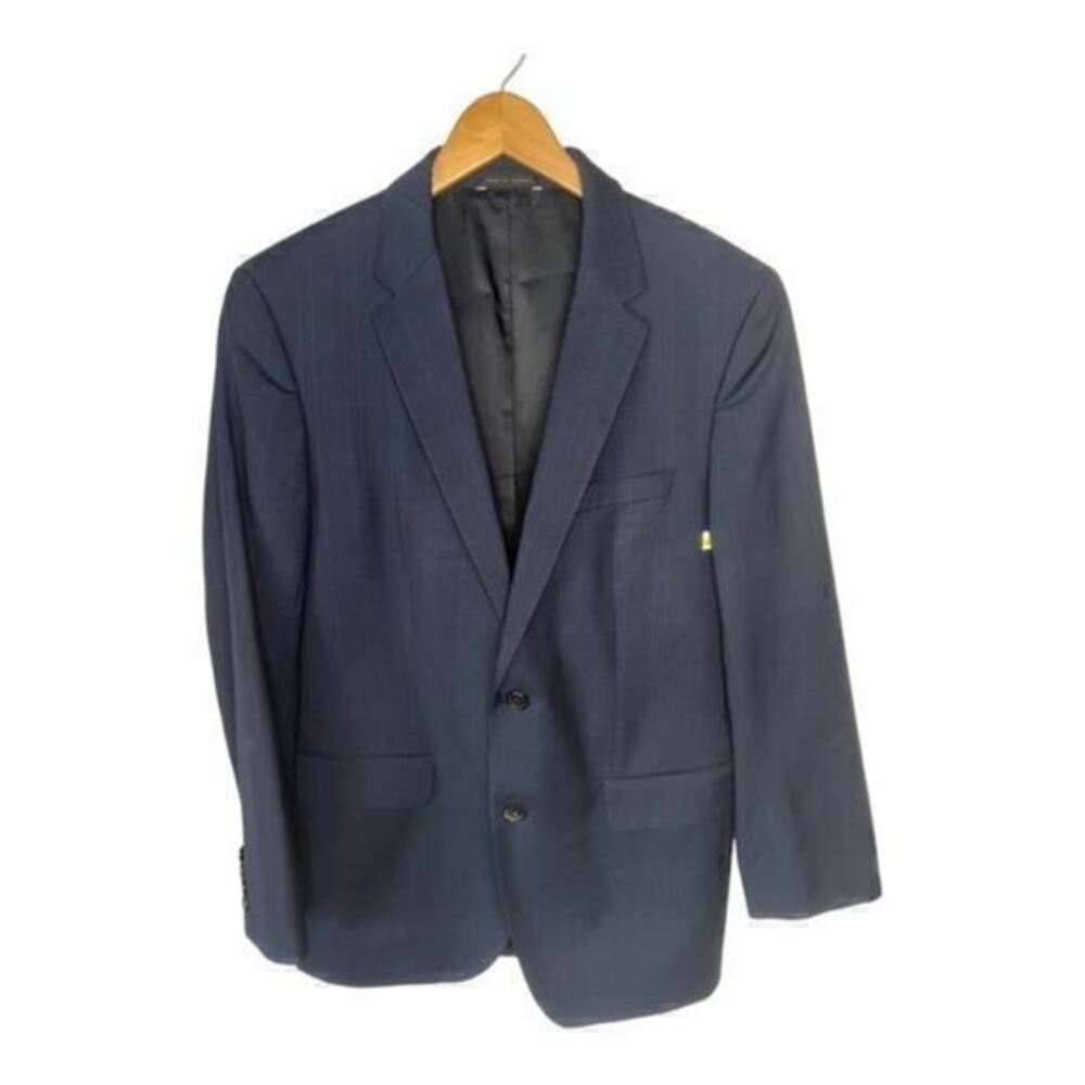 BOSS Hugo Boss The James 4 Sharp 6 Classic‎ Fit Two Button Navy Wool Suit Jacket